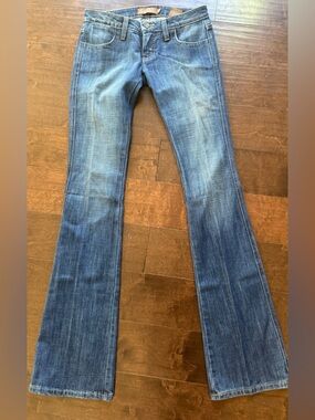 Frankie B Bootcut Jeans Dark Wash Embroidered Back Pocket